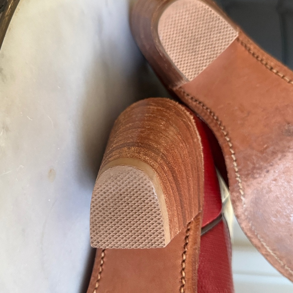 Frye Western Cowboy Boots - Red and Tan - Picture 8 of 8